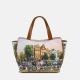 Ynot? Borsa Tote Medium Yes Bag Stampa Città